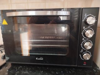 Horno de sobremesa negro