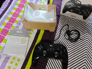 Mando Classic Controller Pro Wii Negro