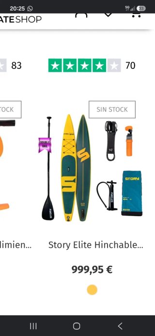 Tabla Paddle Surf marca Story