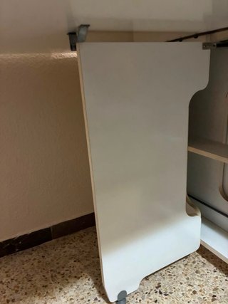 Mesa plegable blanca