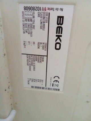 Cajón Congelador Beko Grande