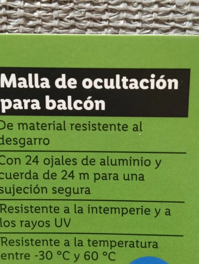 Rete per Recinzioni o Balconi Livarno