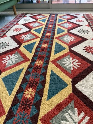 Alfombra IKEA Diseño Geométrico