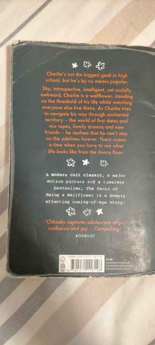 Libro de lectura the perks of being a wallflower