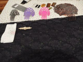 Horquillas de moño y perlas Comprado Rambla Flores