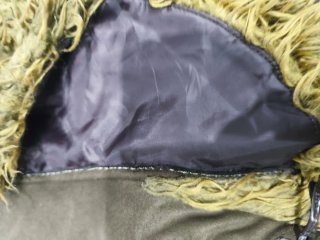 Abrigo mujer pelo marrón
