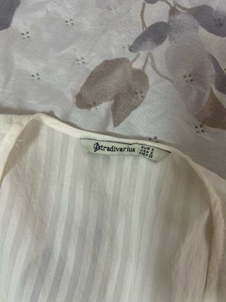 Camisa Stradivarius Blanca Talla XS