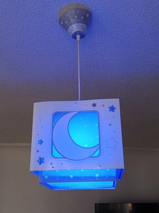 Lámpara infantil estrellas y luna