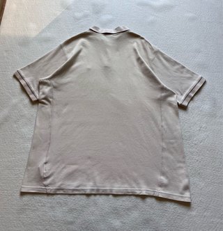 Polo Nike Vintage 90s Beige Logo Swoosh Talla XXL