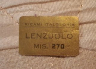 Lenzuolo matrimoniale + 2 federe Italo Glori