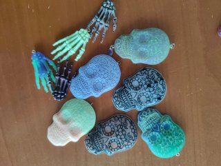 Lotto Cabochon Resina goth Witchy