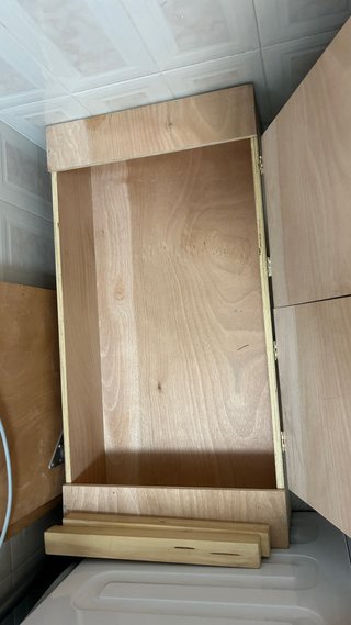 Cajón camper + tabla base colchón