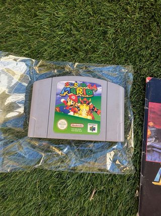 Super Mario 64 Cartucho y Manual N64 EUR