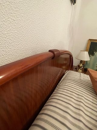 Urgente: Cama de madera colchón mesillas y somier
