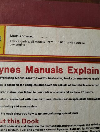 Haynes - Toyota Carina
