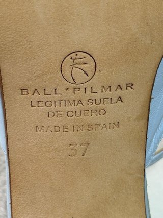 Zapatos de baile Ball Pilmar piel azul 37