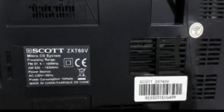 Cadena de música SCOTT ZXT60