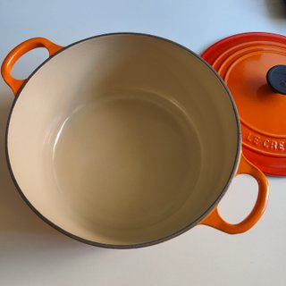 Olla Le Creuset Naranja Hierro Fundido 22cm