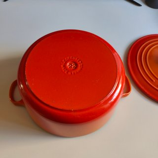 Olla Le Creuset Naranja Hierro Fundido 22cm