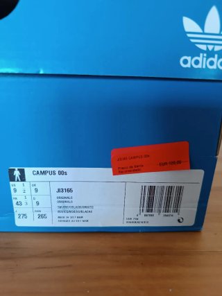 Adidas Campus 00s Talla 43 1/3 Rojos