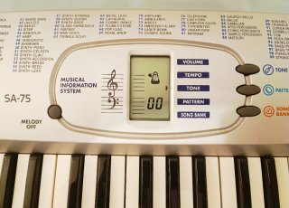 Pianola Casio SA-75 Elettrica batterie incluse