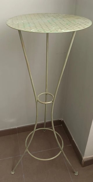 Porta macetas de forja
