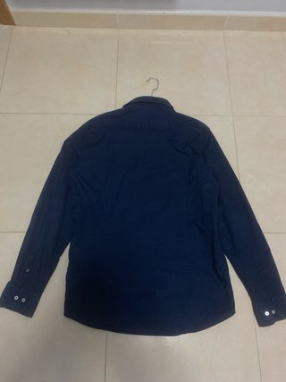 Camisa Massimo Dutti Azul Estampada