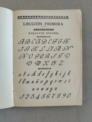Libro Manuscrito del Parvulito de 1903