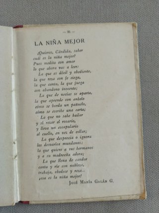 Libro Manuscrito del Parvulito de 1903