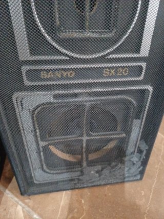 Equipo Sanyo Tocadiscos y Cassette DCX W7