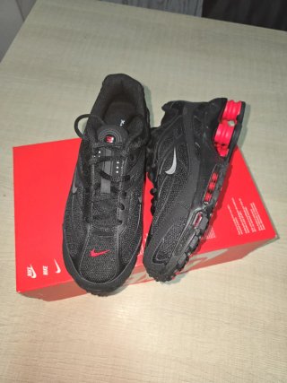 Nike Shox Ride 2 Zapatillas Negras Rojas