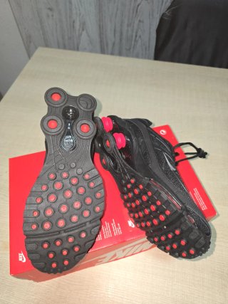 Nike Shox Ride 2 Zapatillas Negras Rojas