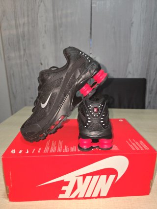 Nike Shox Ride 2 Zapatillas Negras Rojas