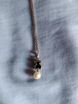 Collar Tous Plata y Negro
