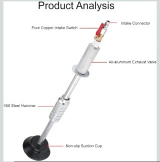 Extractor de abolladuras neumático