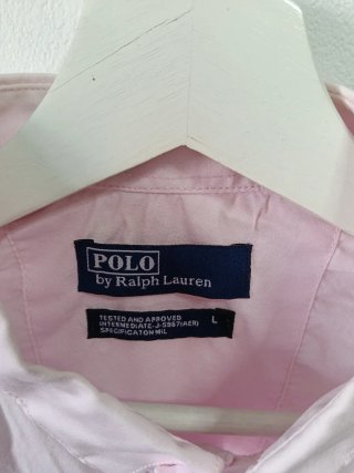 Camisa Polo Ralph Laure color rosa Talla L