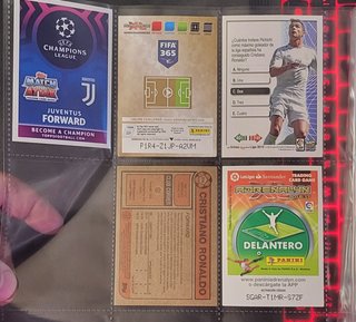 Coleção Cartas Cristiano Ronaldo - Vários Clubes