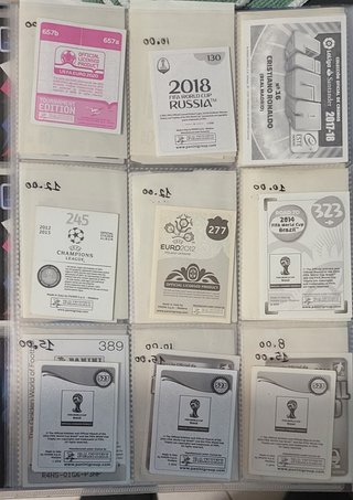 Coleção Cartas Cristiano Ronaldo - Vários Clubes