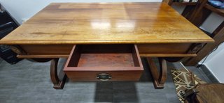Escritorio Clásico Madera Maciza (Ideal Restaurar)