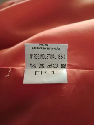 Vestido fiesta verde y naranja con fular