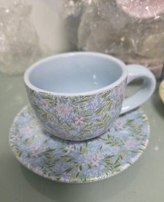 Juego de 6 tazas de café con soporte