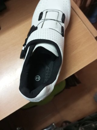 Zapatillas Ciclismo Blancas speed talla 41