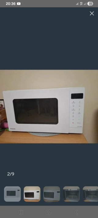 Microondas Panasonic NN-GT Blanco