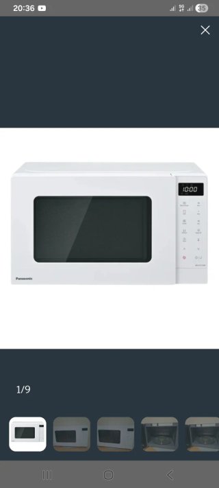 Microondas Panasonic NN-GT Blanco