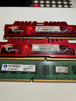 3x Modulos RAM Ddr3