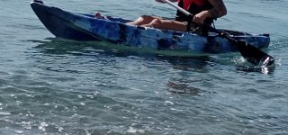 Kayak Barracuda Azul Camuflaje