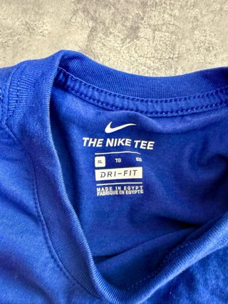 Camiseta Nike Gym Azul Eléctrico Talla XL