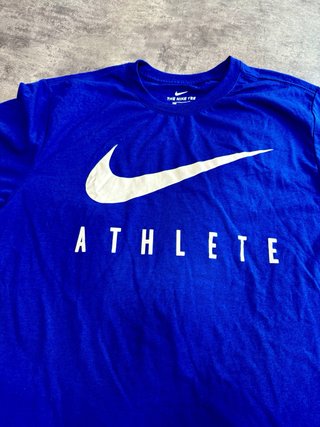 Camiseta Nike Gym Azul Eléctrico Talla XL