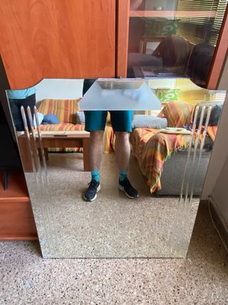 Espejo con aplique para baño