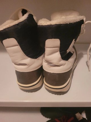 Bota de nieve gris talla 34 2